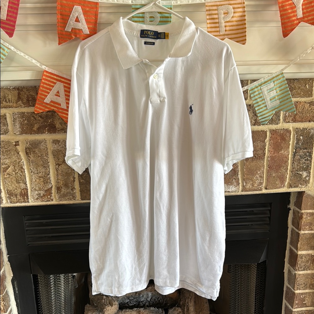 Polo by Ralph Lauren Men's White Polo Shirt